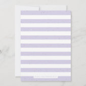 Ostereinladung für geplagte Eizellen - Lavendel Einladung (Rückseite)