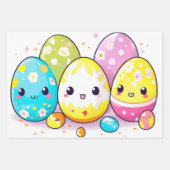 Ostereis-Wrap Geschenkpapier Set (Vorderseite 3)