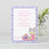 Ostereisjagd Einladung (Stehend Vorderseite)