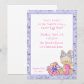 Ostereisjagd Einladung (Vorne/Hinten)