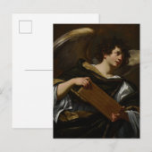 Osterengel von Simon Vouet Postkarte (Vorne/Hinten)