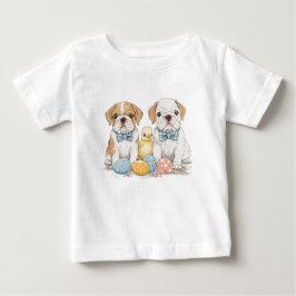 Osterenglische Bulldogs Baby T-shirt