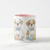 Osterenglische Bulldogs Tasse (Zentrum)