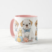 Osterenglische Bulldogs Tasse (Vorderseite Links)