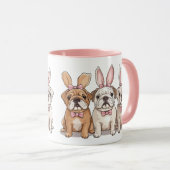 Osterenglische Bulldogs Tasse (VorderseiteRechts)