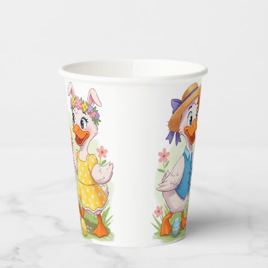 Osterente Pappbecher (Links)