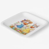 Osterente Pappteller (Gewinkelt)