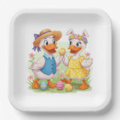 Osterente Pappteller (Vorderseite)