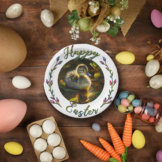 Osterente Pappteller