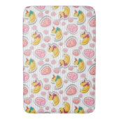 Osterente und Eiermuster Badematte (Vorderseite Vertikal)