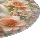 Osterenten, Eier und Blume Schneidebrett (Ecke)