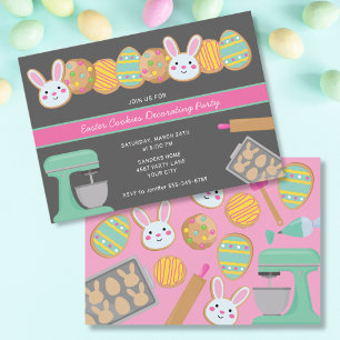 OSTEREOSTER-COOKIE-PARTY-EINLADUNG EINLADUNG