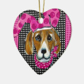 OSTERER BEAGLE KERAMIKORNAMENT (Links)