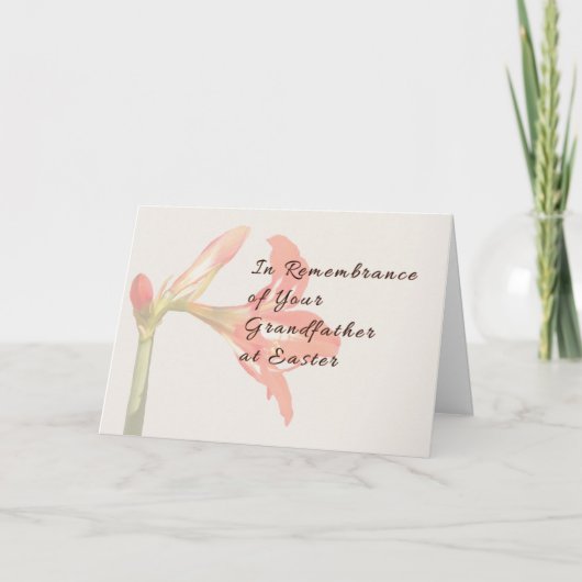 Ostererinnerungskarte für Großvater Feiertagskarte (Vorderseite)