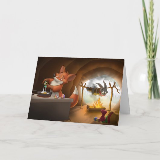 Osteressen Feiertagskarte (Vorderseite)