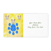 Osteretiketten (Vorne)