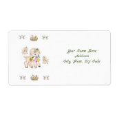 Osteretiketten (Vorne)