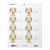 Osteretiketten (Vorne)