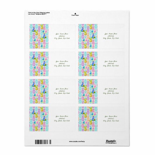 Osteretiketten (Vorne)