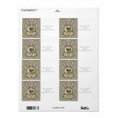 Osteretiketten (Vorne)