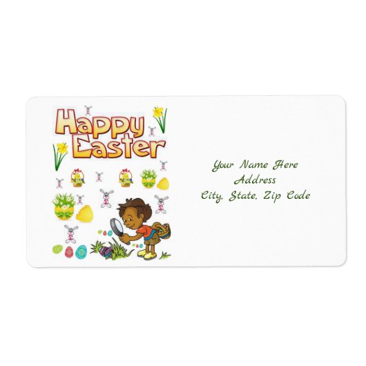 Osteretiketten (Vorne)