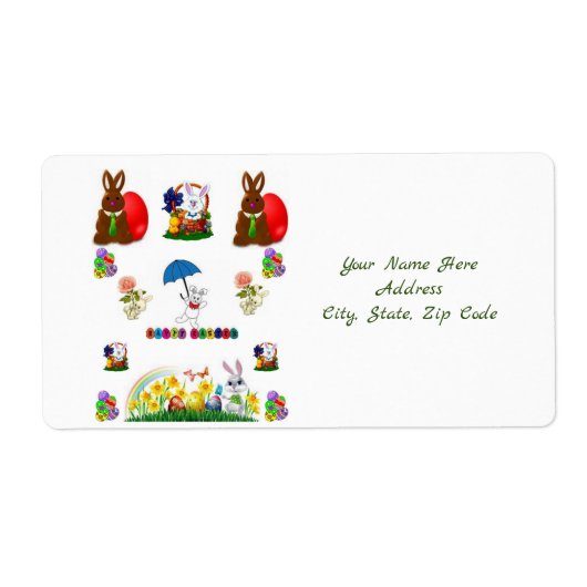 Osteretiketten (Vorne)