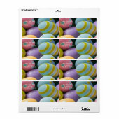 Osteretiketten (Vorne)