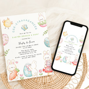 Osterextravaganz Osterbrunch & -suche Einladung