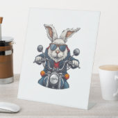 Osterfahrer-Rabbit Motorrad-Motorrad Sockelschild (In Situ)