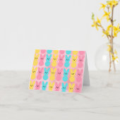 Osterfaltige Grußkarte Karte (Gelbe Blume)