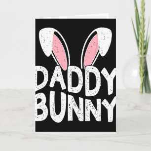Osterfamilie passend Daddy Bunny Ohren Dad Vater Karte