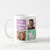 Osterfamilien Foto Ei Jagd Crew Niedlich halten Kaffeetasse (Links)