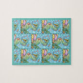 OSTERFANTASIE, FRÜHJAHRESURLAUB SEEPFERD PUZZLE (Horizontal)