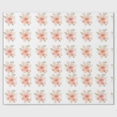 Osterfarbe Blume Geschenkpapier (Flach)