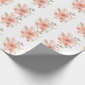 Osterfarbe Blume Geschenkpapier (Ecke)