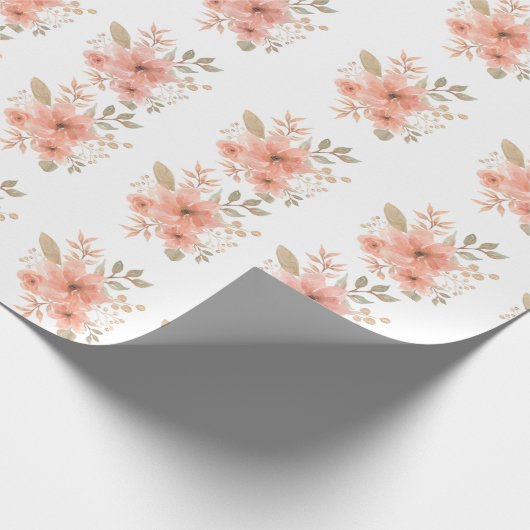 Osterfarbe Blume Geschenkpapier (Ecke)