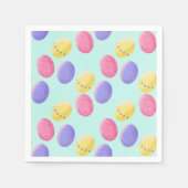 Osterfarbeier Serviette (Vorderseite)