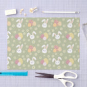 Osterfarben, Eier und Blume Pastellfarben Seidenpapier (Handwerk)