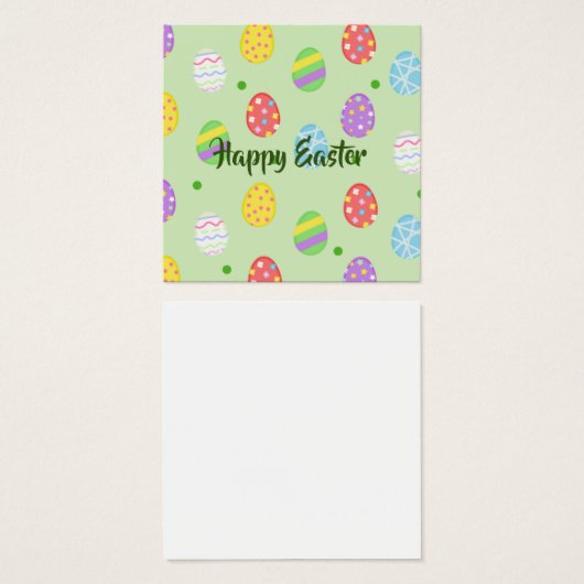 Osterfarbene Eier Festlich (Vorne & Hinten)