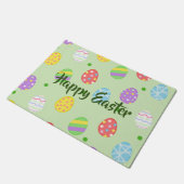 Osterfarbene Eier Festlich Fußmatte (Schrägansicht)