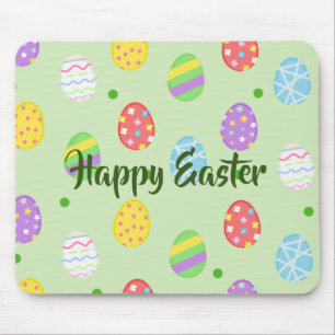 Osterfarbene Eier Festlich Mousepad