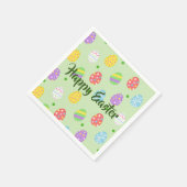 Osterfarbene Eier Festlich Serviette (Ecke)