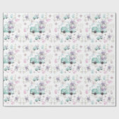 Osterfarbene Hand bemalt Geschenkpapier (Flach)