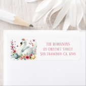 Osterfarbene Schwaneneier und Blume - (Insitu)