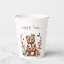 Osterfarbener Bärenkuppel - Eier und Blume