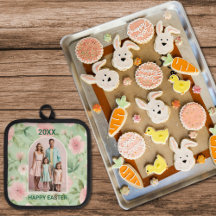 Osterfarbenes Foto Pastellfarben Rosa und grüne Fl