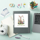 Osterfarbenklumpen und Blume Aufkleber (iPad Hülle)