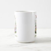 Osterfarbenklumpen und Blume Kaffeetasse (Mittel)