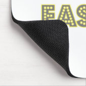 Osterfeder Gelbminzgrün, einfach Mousepad (Ecke)