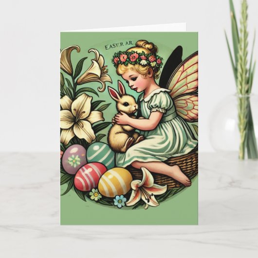Osterfee Hase Karte (Vorderseite)